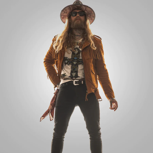 western jacket | sheepskin jacket