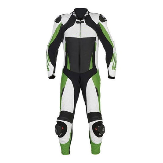 Kawasaki Green Motorbike Leather Racing Suit