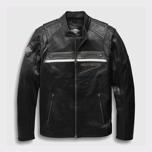 Harley Davidson Men’s Llano Perforated Jacket