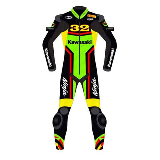 Kawasaki Ninja Motorbike Leather Racing Suit & Kawasaki Biker Suit 2019