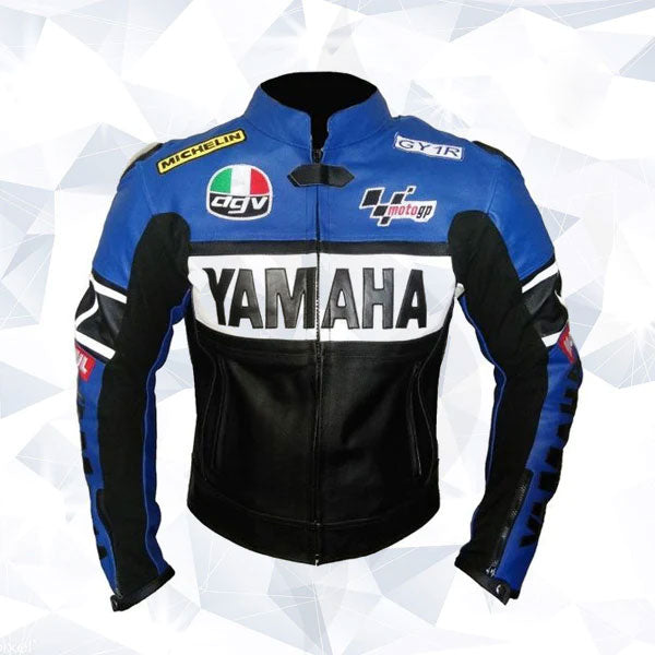 Blue Yamaha Textile Vintage Motorcycle Jacket