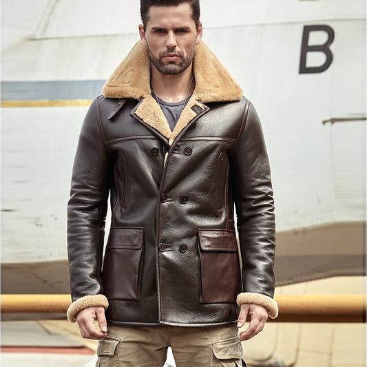 New shearling leather jakets | best shearling jacket and coat