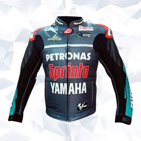 FABIO QUARTARARO PETRONAS YAMAHA MOTOGP LEATHER JACKET