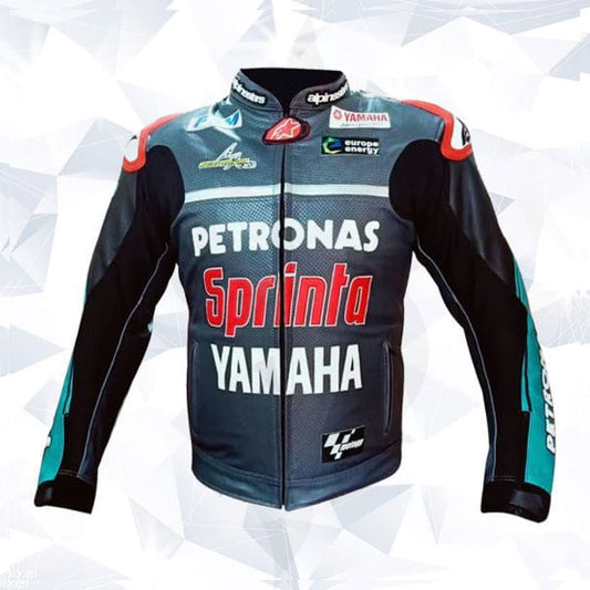 FABIO QUARTARARO PETRONAS YAMAHA MOTOGP LEATHER JACKET