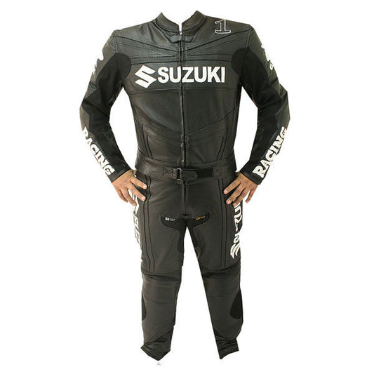 SUZUKI Racing Motorcycle Leather Suit