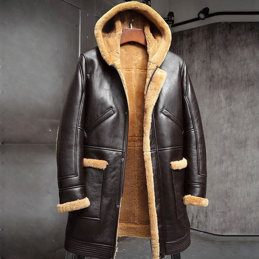 mens shearling coat