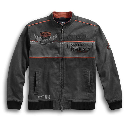 Men's Iron Block Harley Davidson Casual Jacket