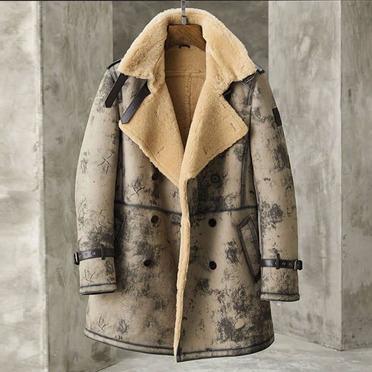 buy shearling coat for mens