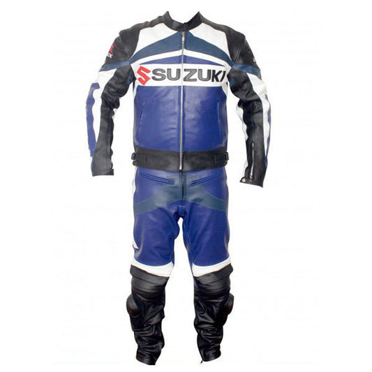 SUZUKI GSXR Motorcycle Leather Suit BSM
