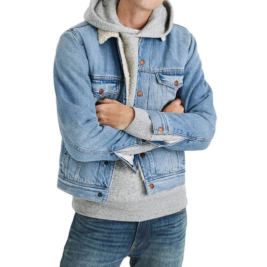Shearling Denim Jacket