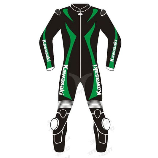 Kawasaki Ninja Black & Green Motorcycle Suit