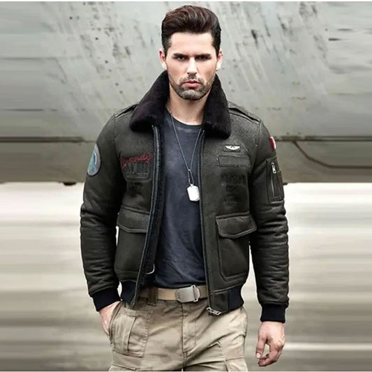 Airforce Flight Jacket Mens Winter Coats