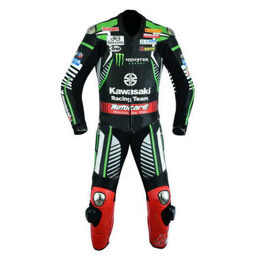 Kawasaki Motorbike MotoGP Monster Leather Racing Suit
