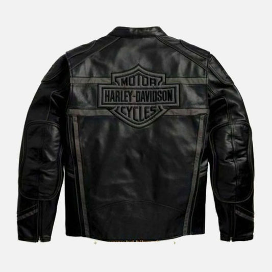 Harley Davidson Men’s Luminator 360 Black Leather Jacket
