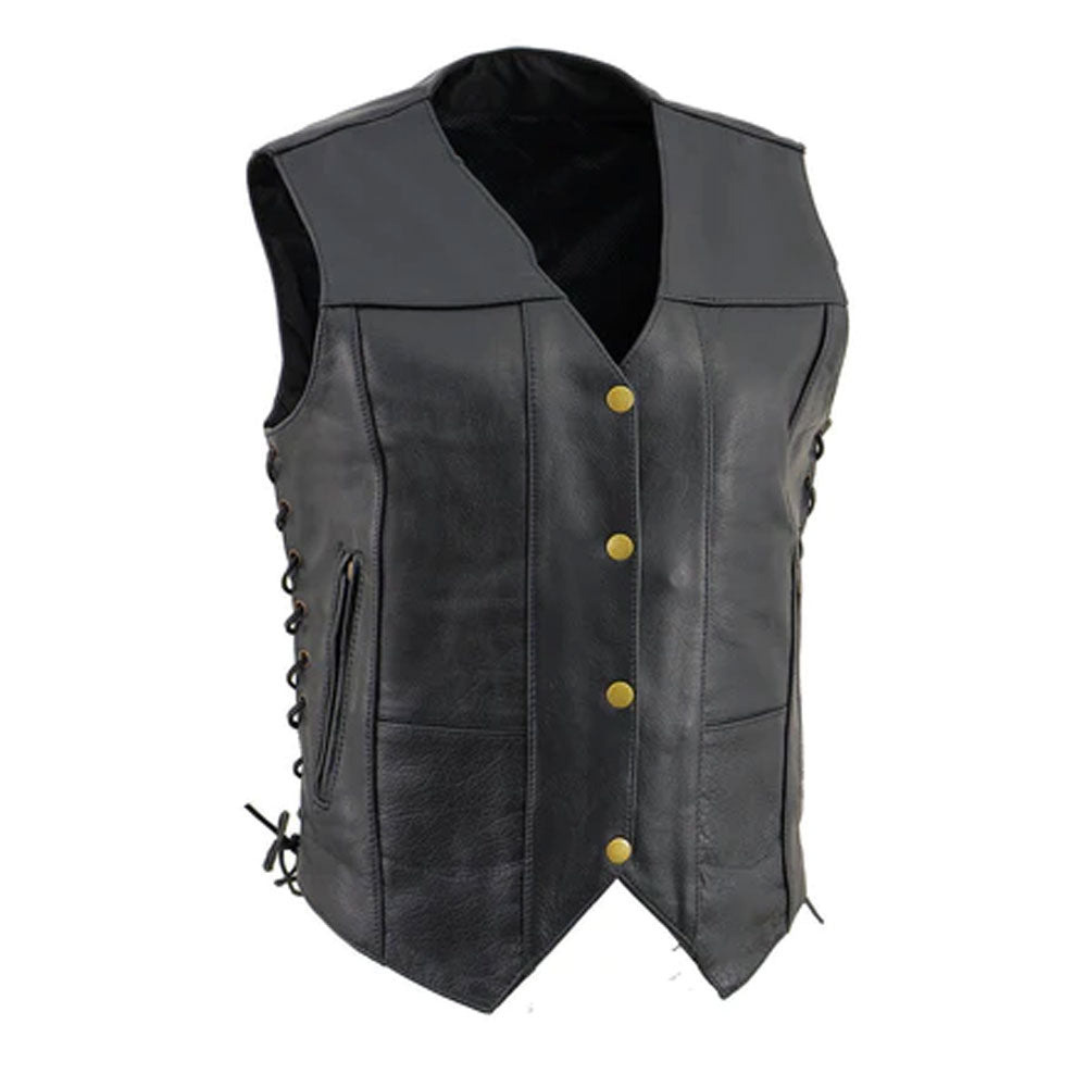 Women leather Vest