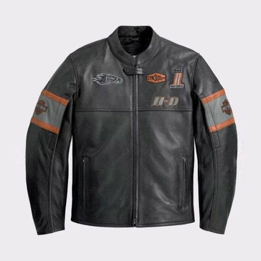Harley Davidson HD1 Black Biker Jacket