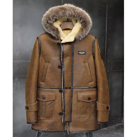 shearling coat mens